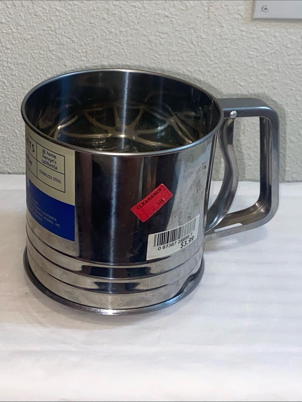GADGETS 5-Cup Stainless Steel Sifter - Polished Silver